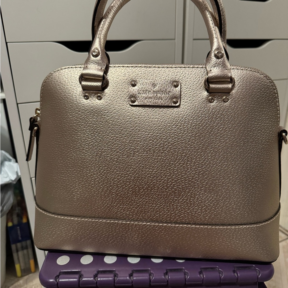 Kate Spade Gold Handbag